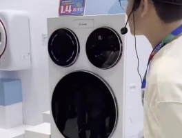 海尔“懒人洗衣机”首次亮相，智能家电的创新与市场前景