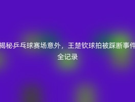 揭秘乒乓球赛场意外，王楚钦球拍被踩断事件全记录