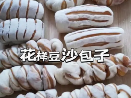 面团开花艺术！豆沙包的12种包法