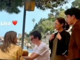 偶遇Lisa与三公子共度520，甜蜜氛围引遐想