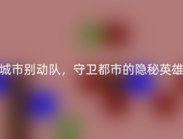 城市别动队，守卫都市的隐秘英雄