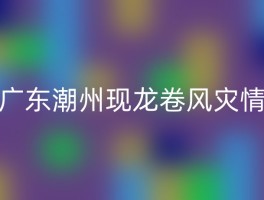 广东潮州现龙卷风灾情