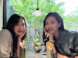 陈好宋茜聚餐合影曝光 姐妹情深互动超有爱